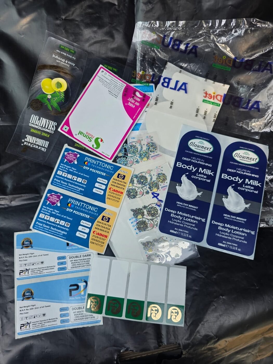 Transparent, holographic and product labels printed by Great Packaging World